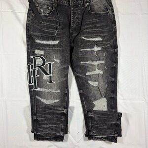 Black amiri jeans